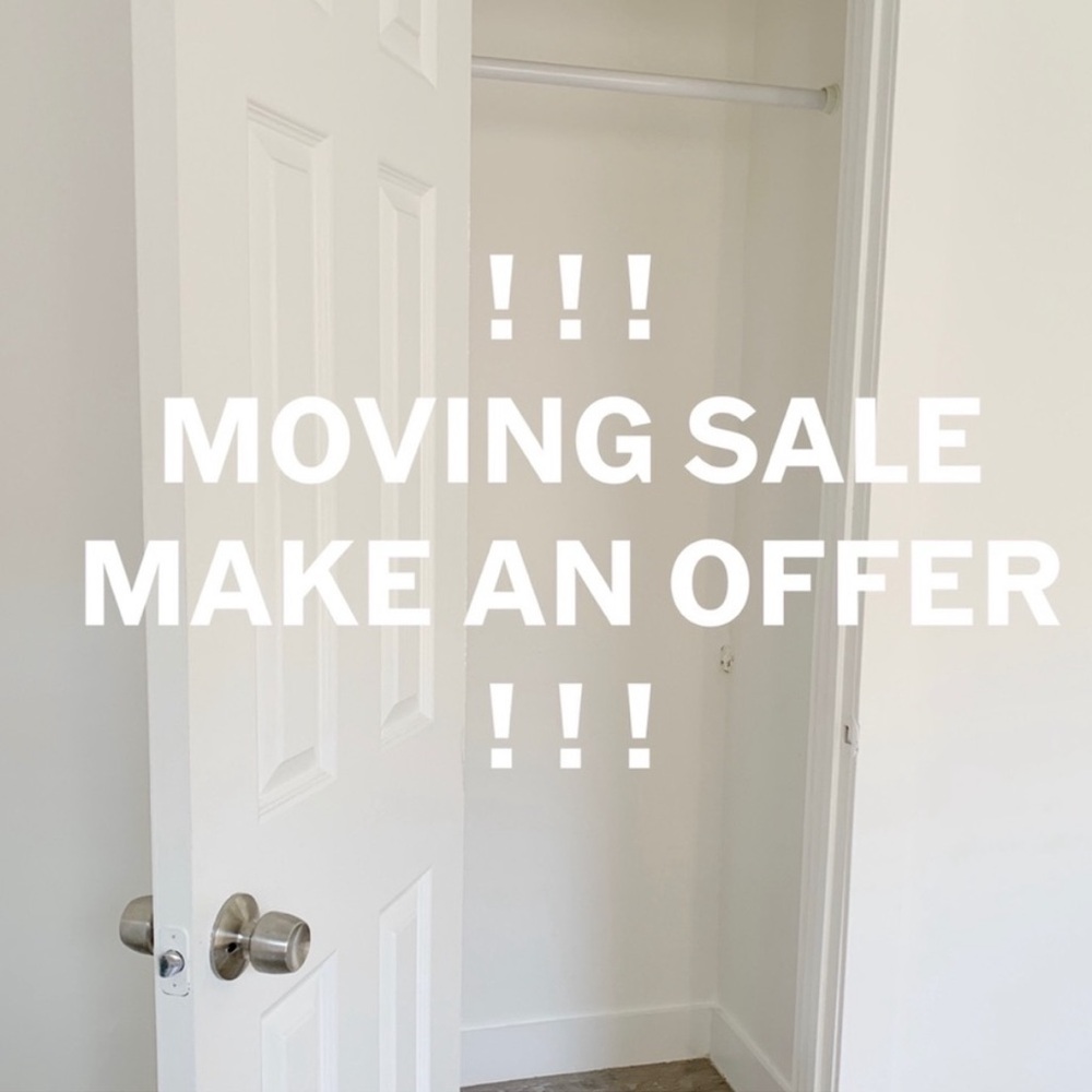 Moving in a month. Last chance